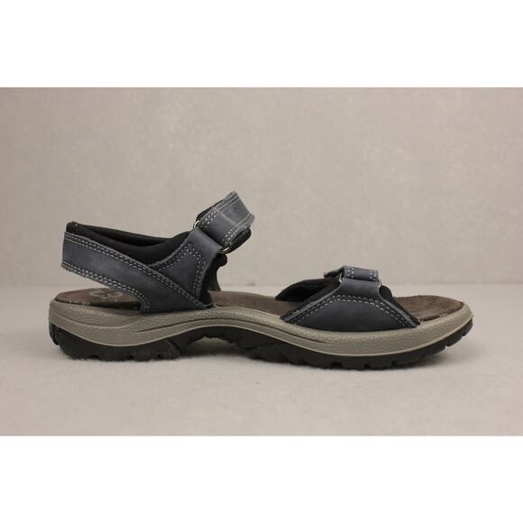 IMAC Vera Pelle Light Style Lake Navy Open Toe Comfort Sandal EU 39 - Picture 5 of 14